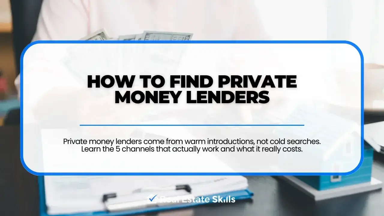 How To Find Private Money Lenders