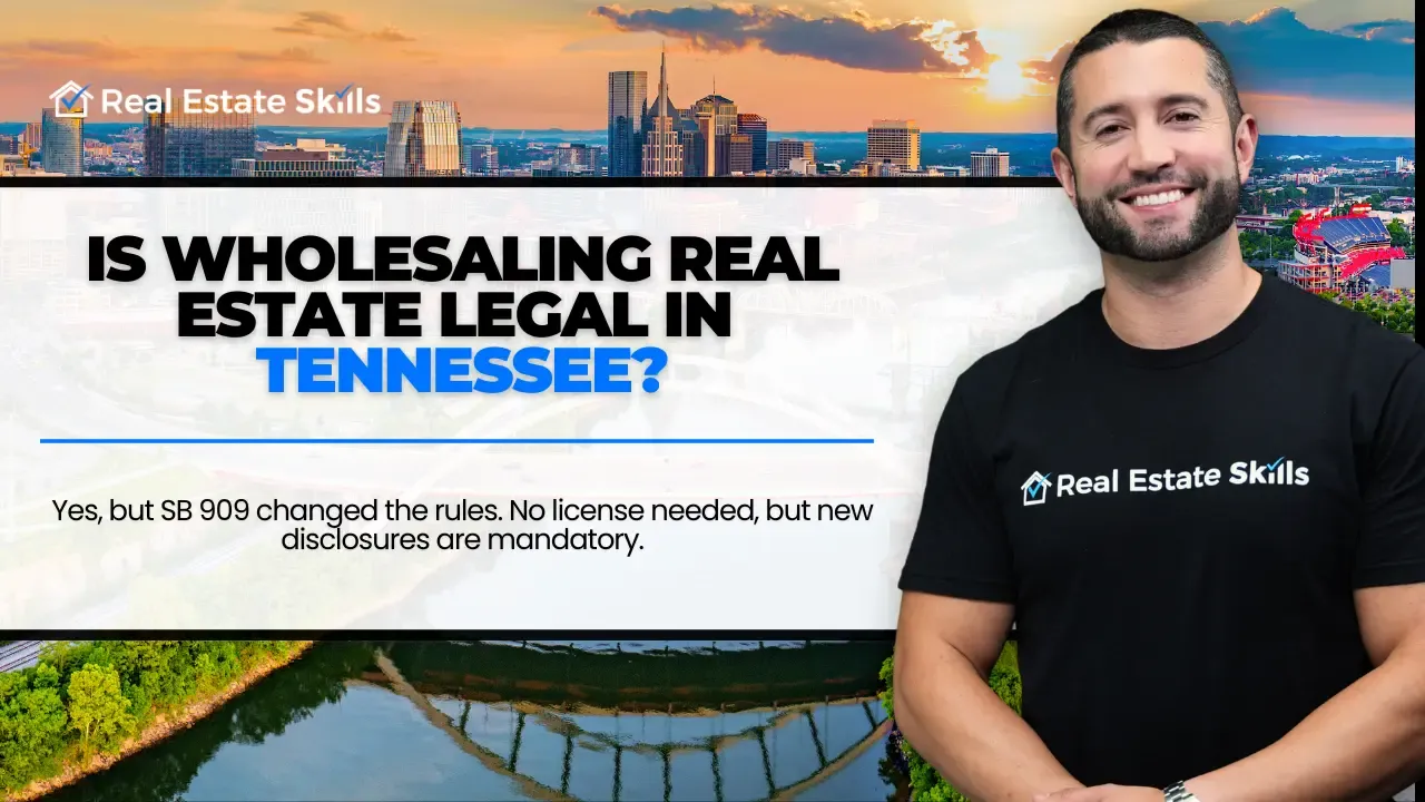 is wholesaling real estate legal in tennessee