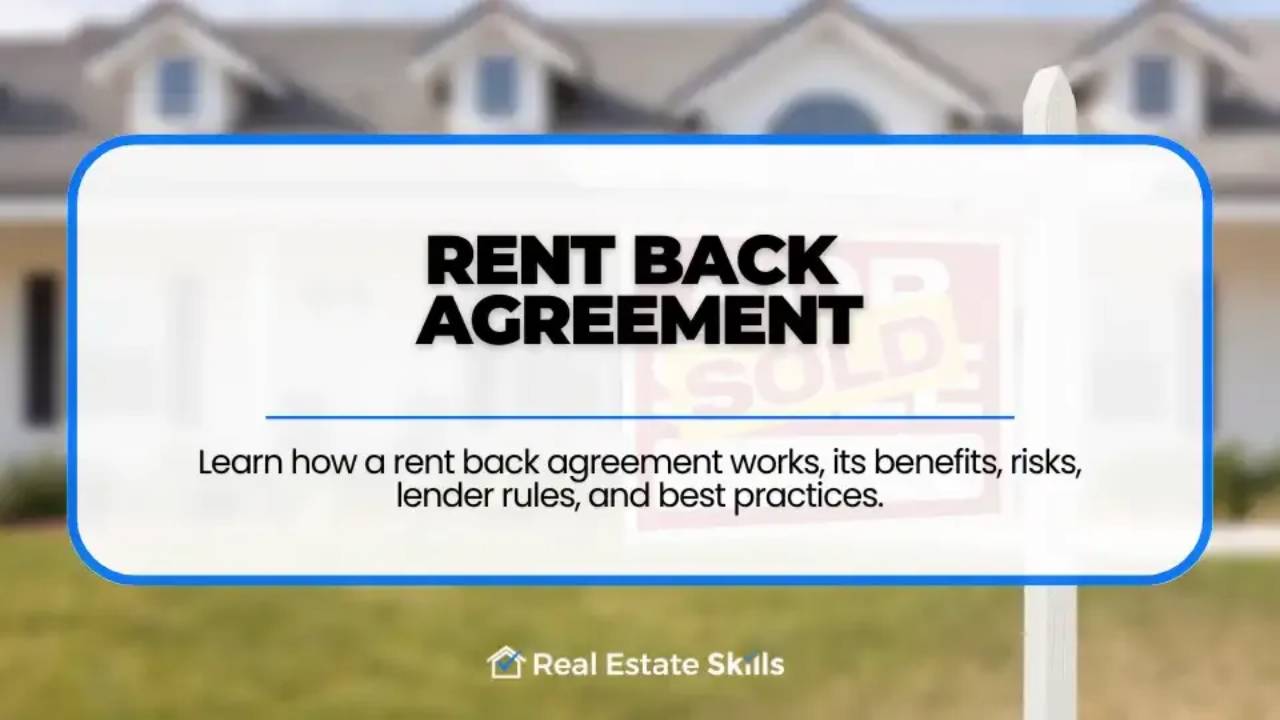 Rent Back Agreement Guide: Benefits, Risks & FAQs