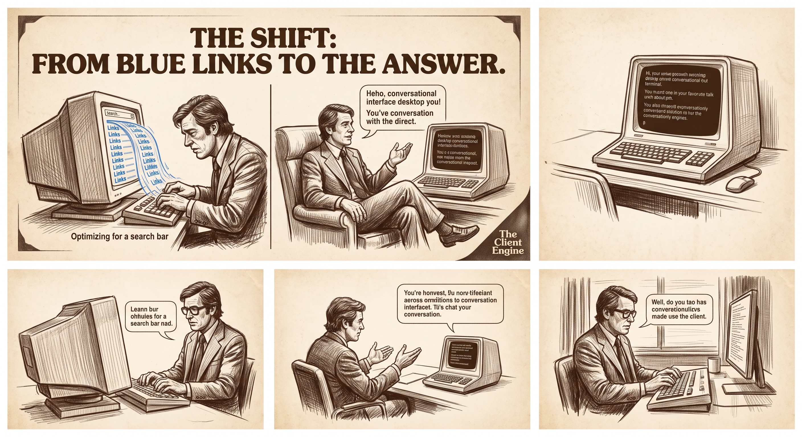 The shift from blue links to the answer: how answer engine optimization replaces the old list of search results