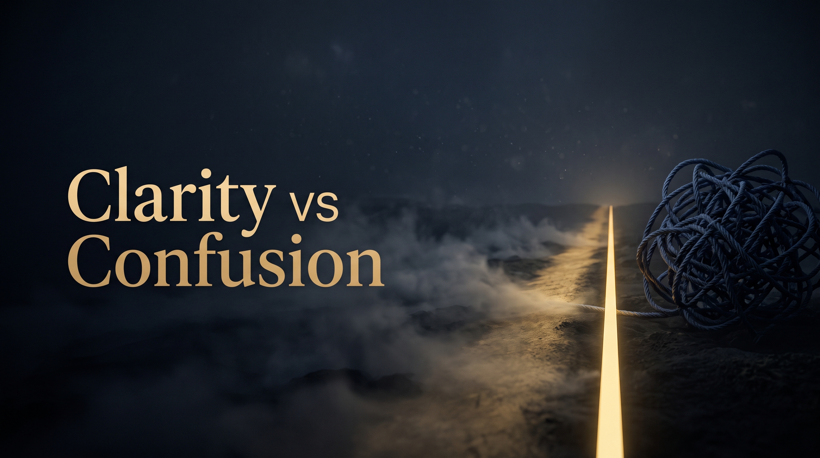 Clarity rising out of confusion, why the right clients are not booking you
