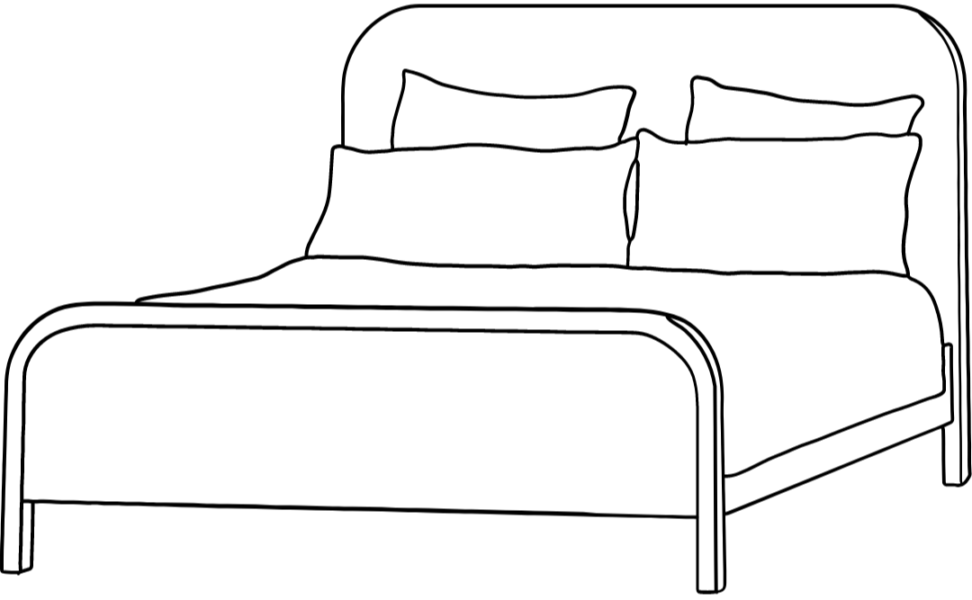 bed outline