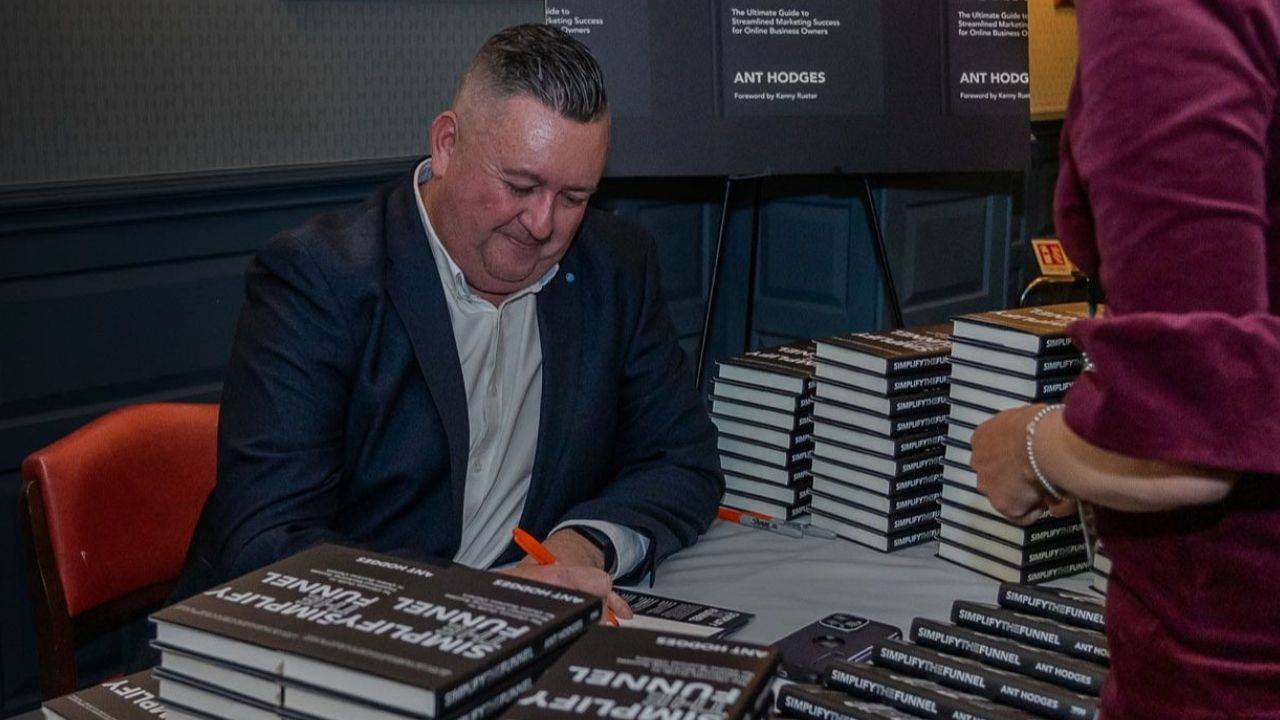 Signed hardback of Simplify The Funnel
