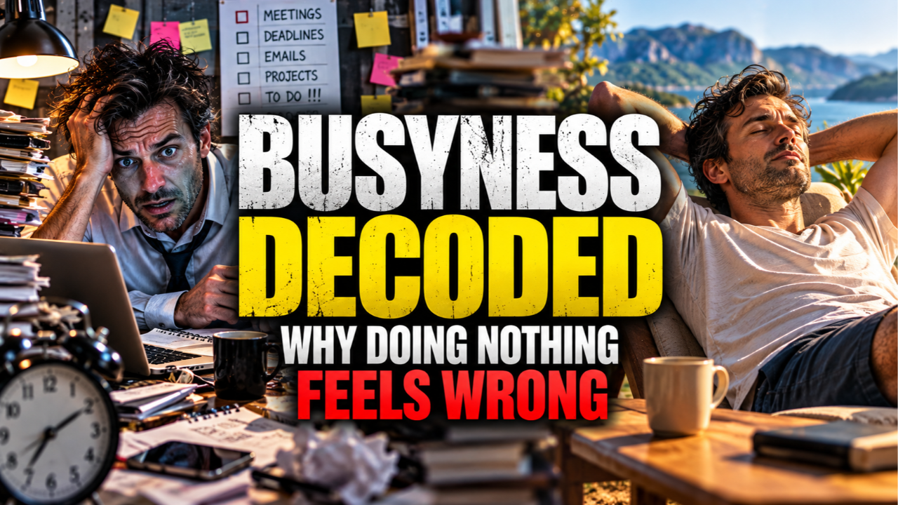 Busyness Decoded: Why Doing Nothing Feels Wrong