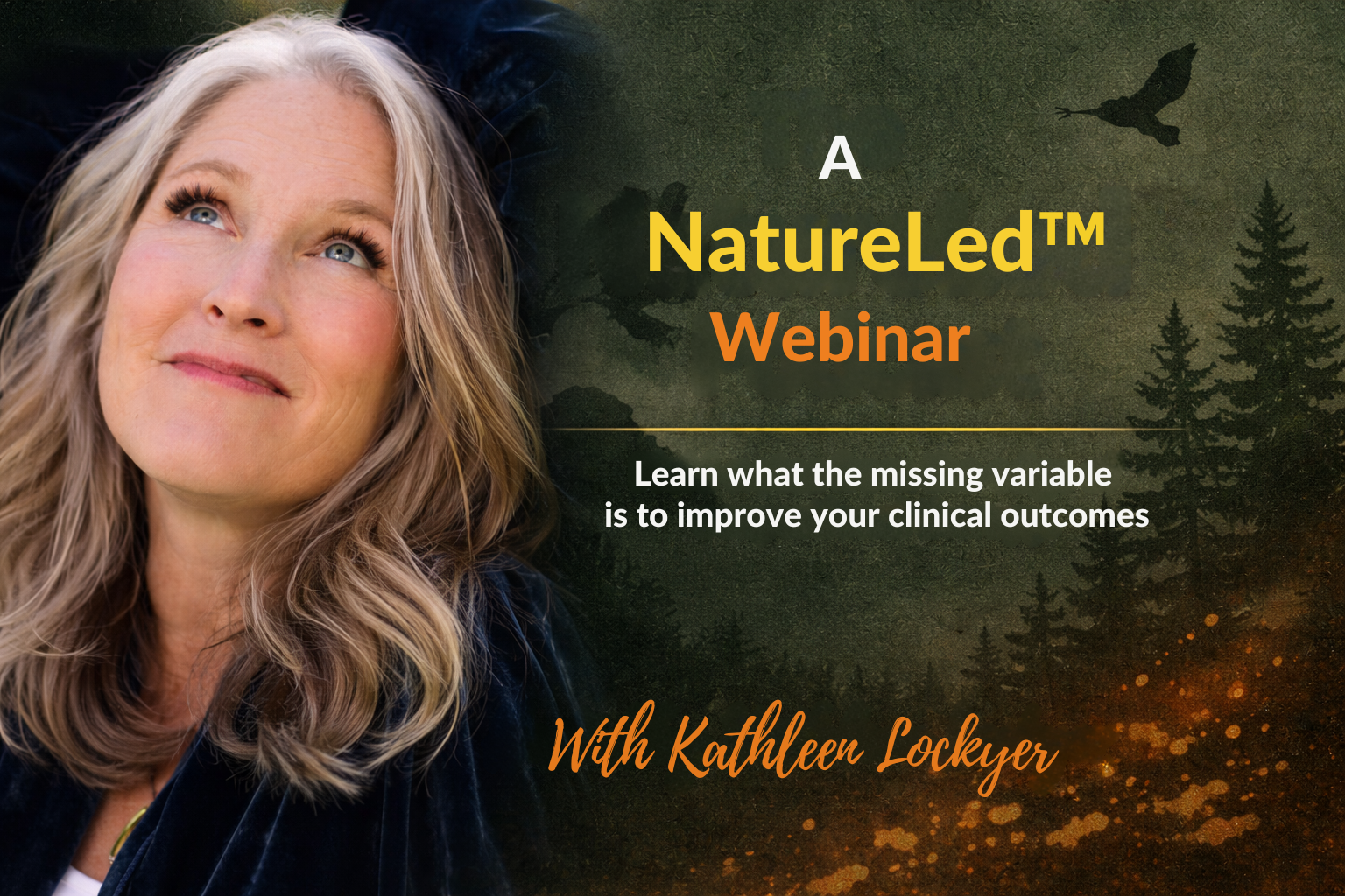 a wireframe illustration of a computer screen marks the possibility of learning about Nature Led approach through online courses.