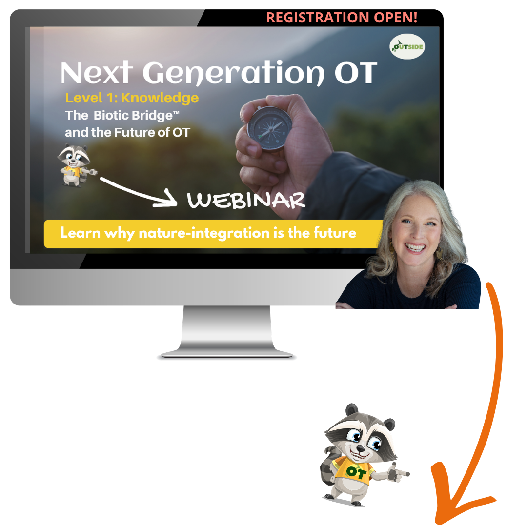 A digital toolkit display featuring worksheets, a laptop with a butterfly image, a tablet, and a smartphone showing a smiling Kathleen— showing the course contents.