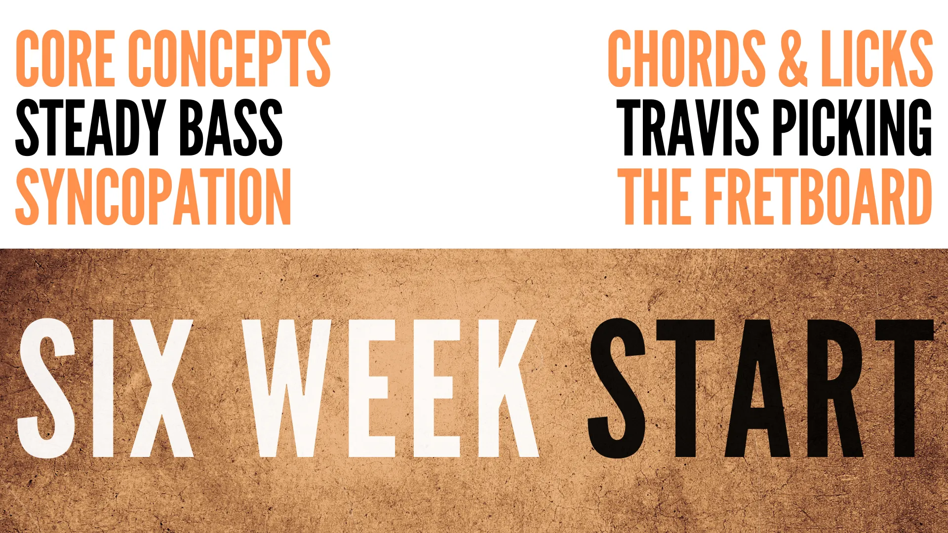 The Six Week Start