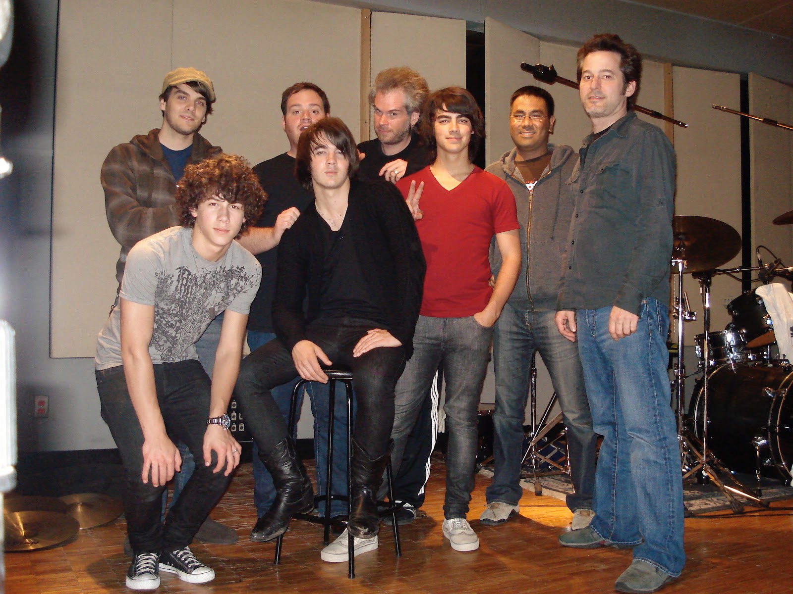 Jordan with the Jonas Brothers