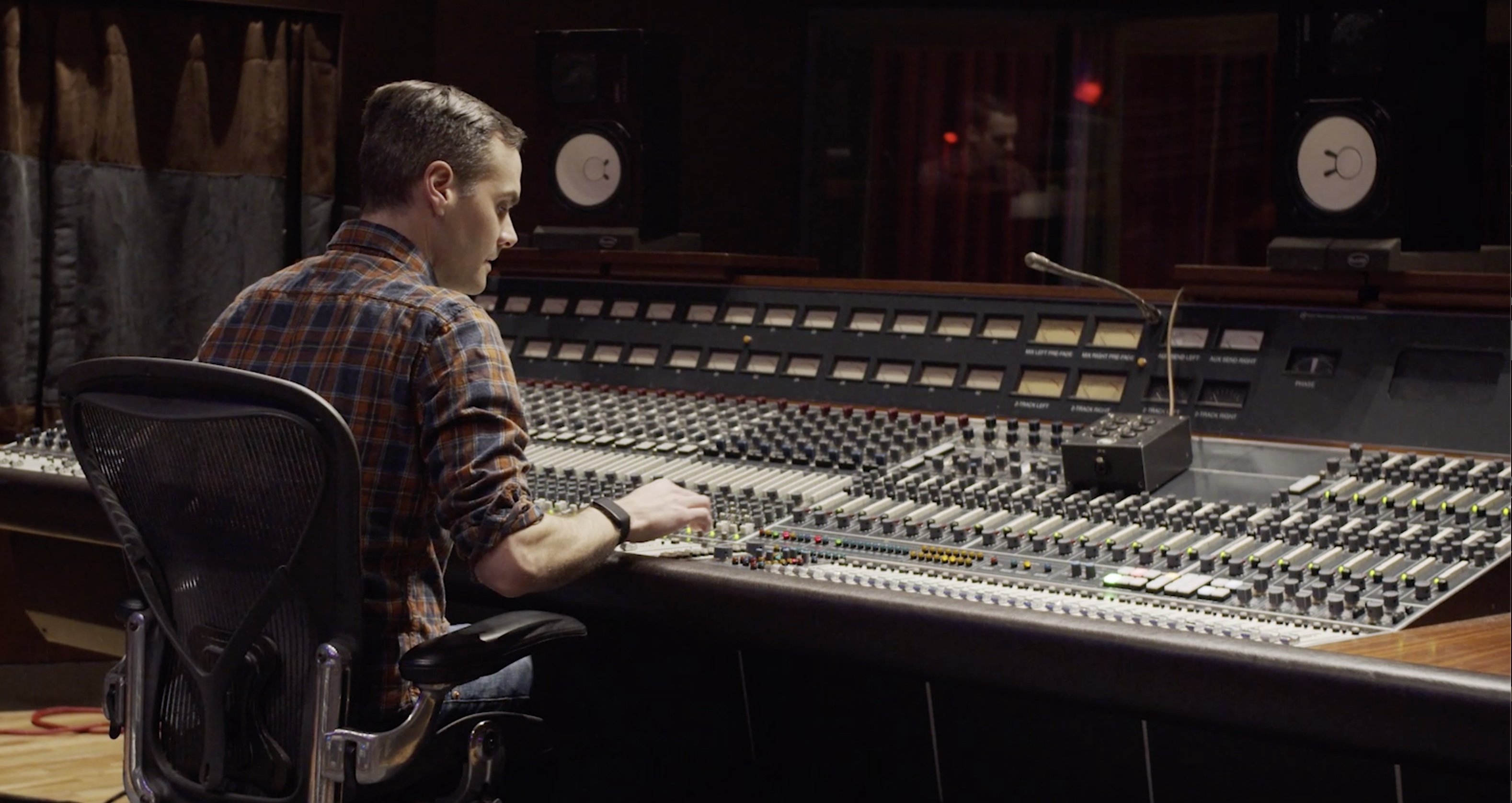 Jordan Valeriote at the console