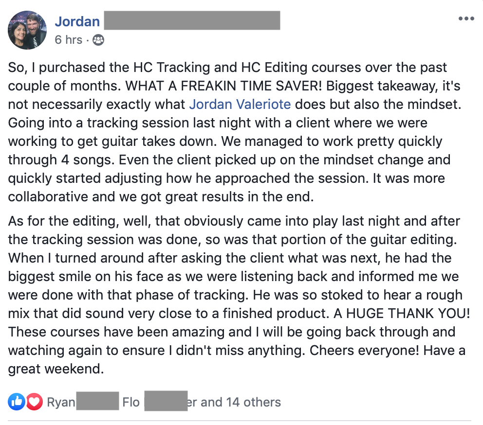 Jordan Medlen testimonial