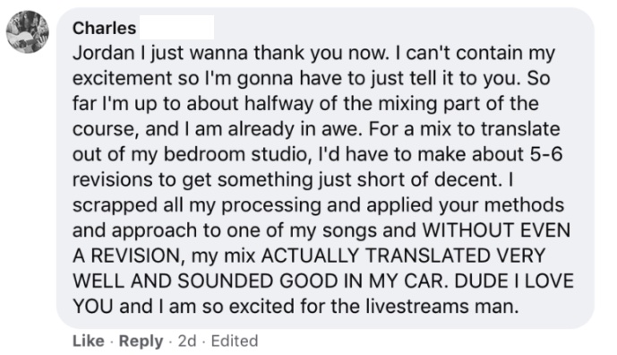 Charles Yang testimonial