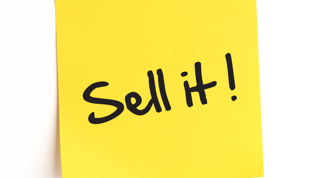 sell it on post it note