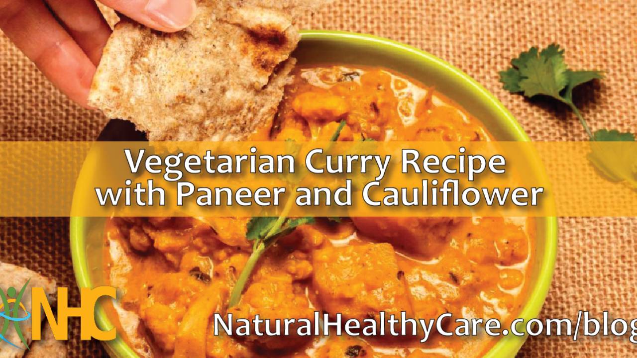 Vegetarian Curry Recipe with Paneer and Cauliflower