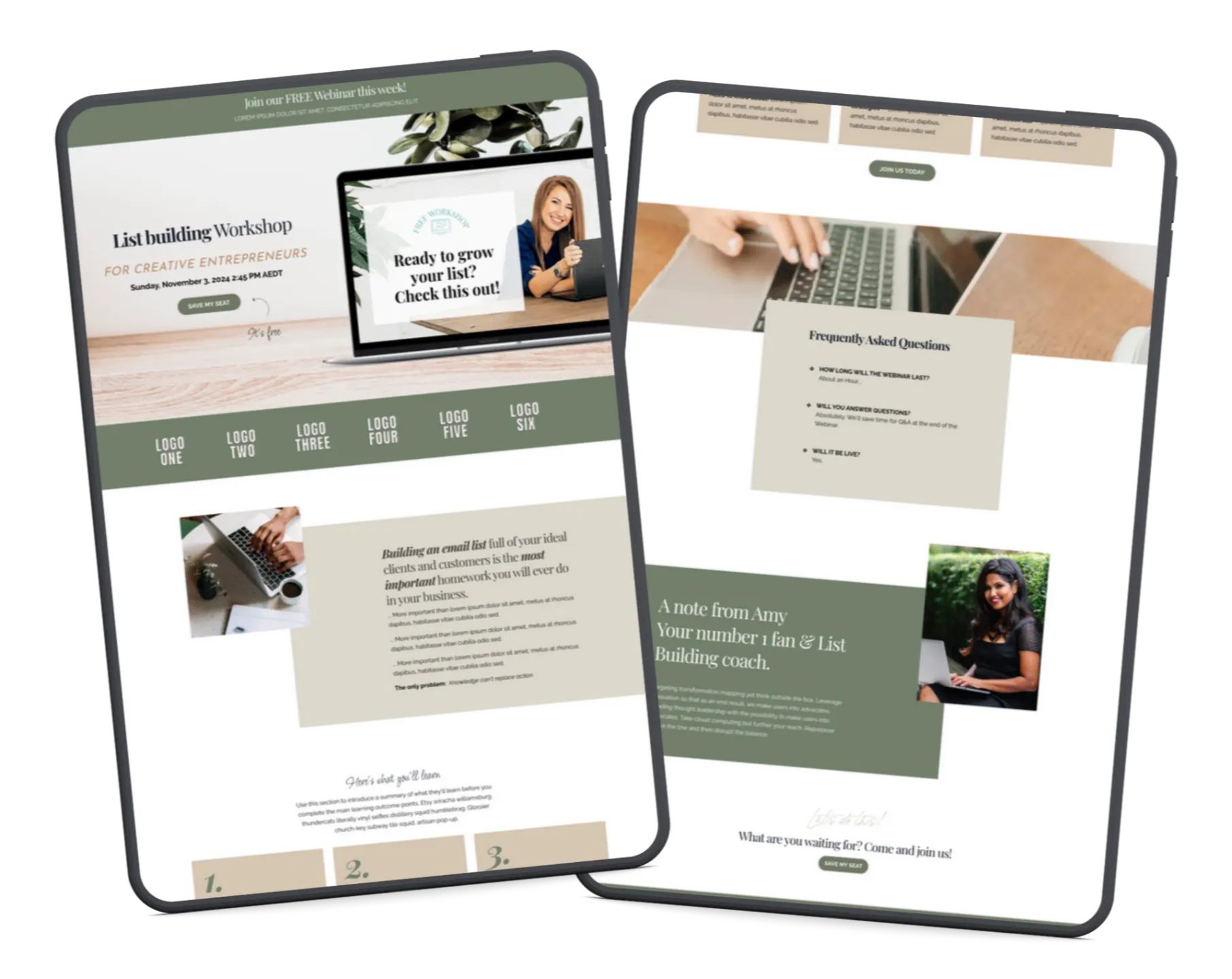 Kajabi custom templates