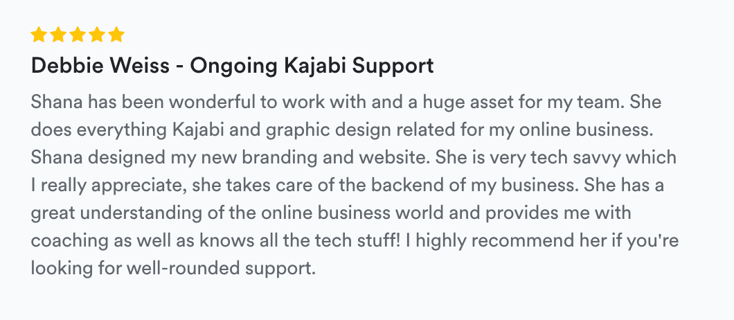 Kajabi Website Expert Shana Recker