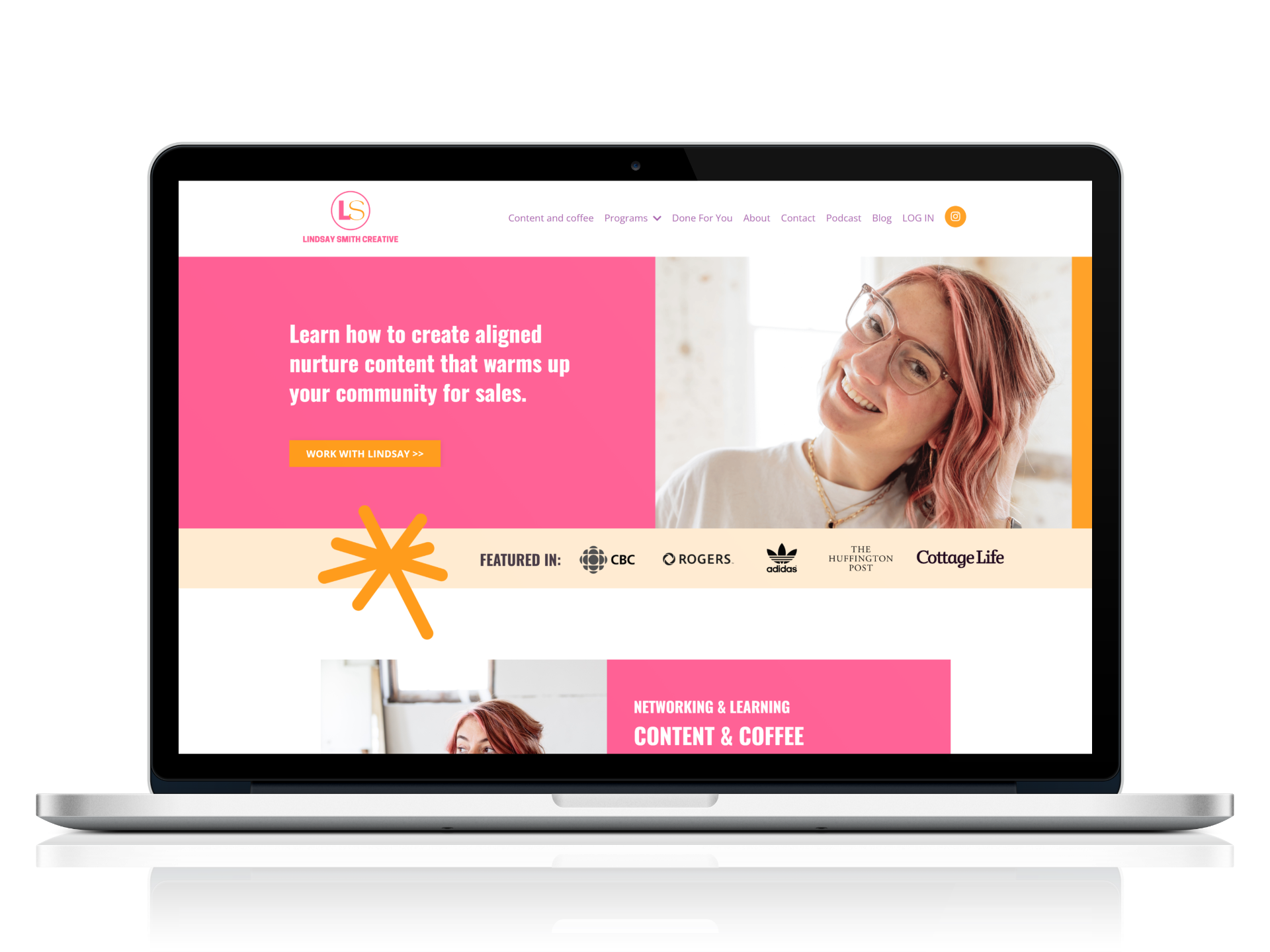 Shana Recker Kajabi Website Design 4