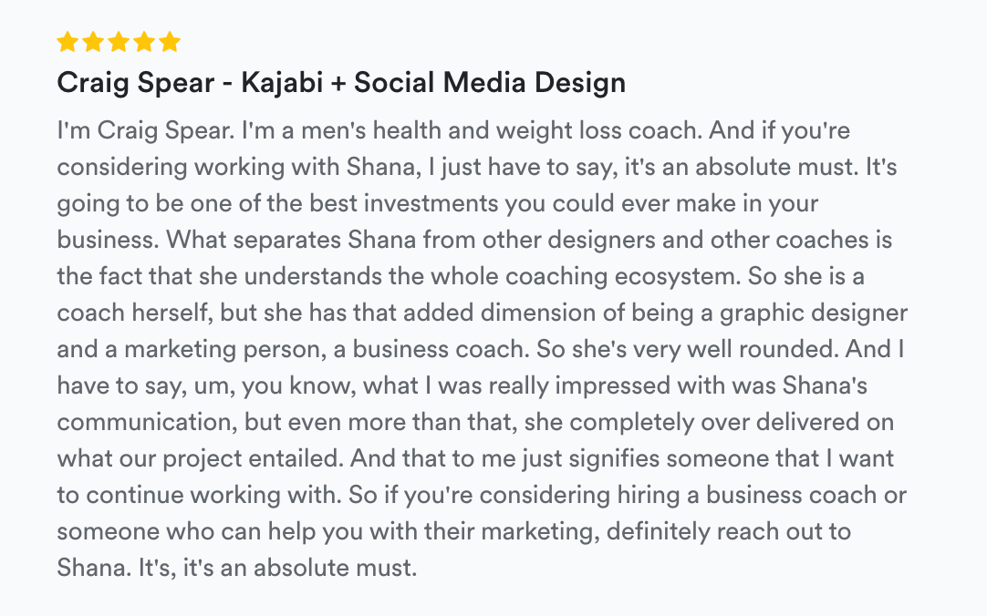 Shana Recker Kajabi Web Designer