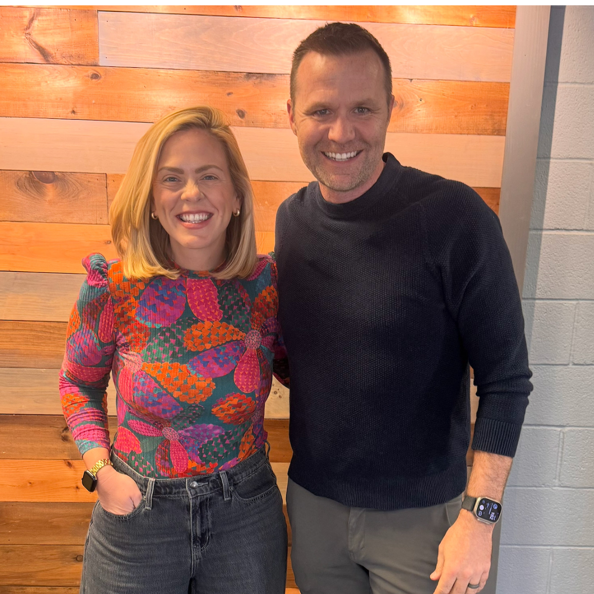 Brian Dixon with author Jess Connolly