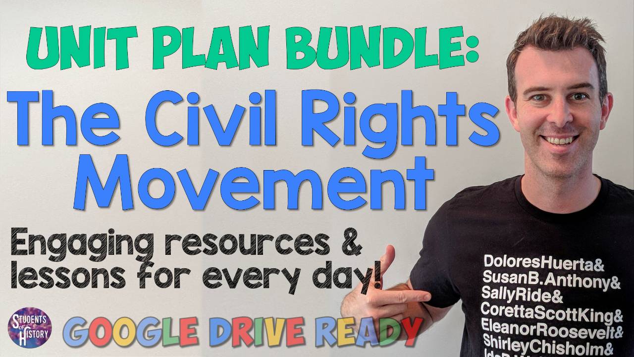 Civil Rights Movement Unit Bundle