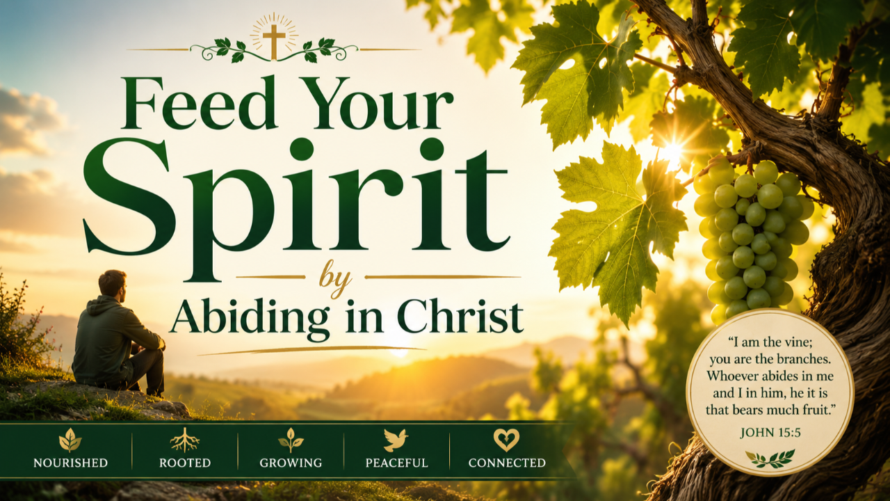Feed Your Spirit by Abiding in Christ