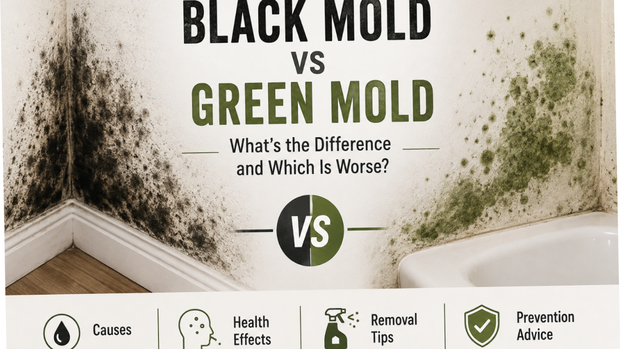 Black Mold vs Green Mold