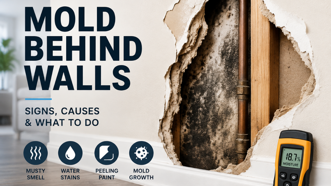 Mold Behind Walls