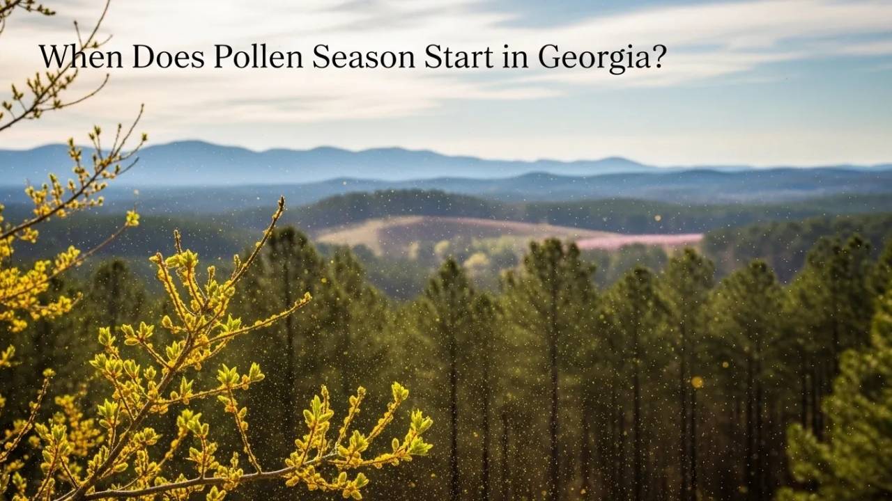 When Does Pollen Season Start in Georgia?
