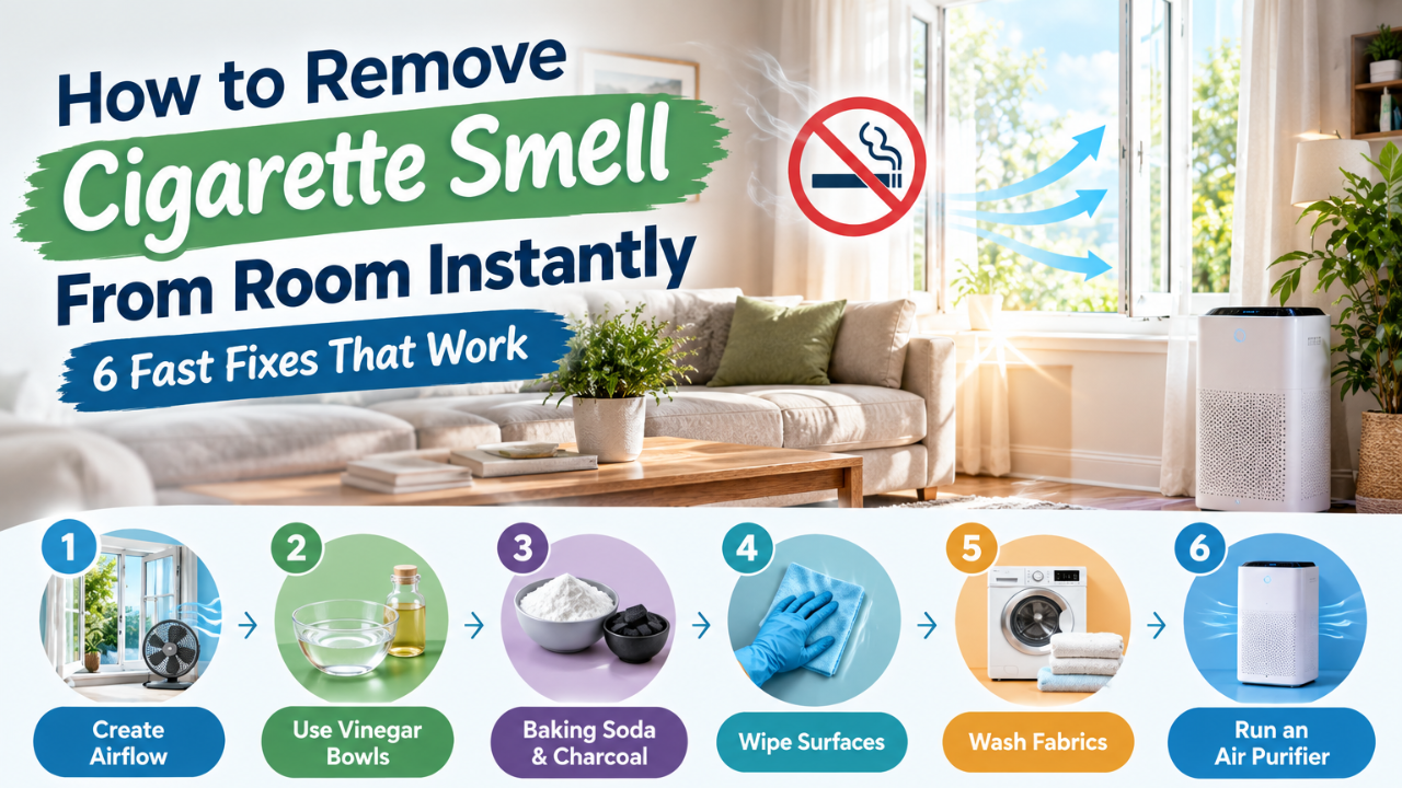 How to Remove Cigarette Smell From Room Instantly