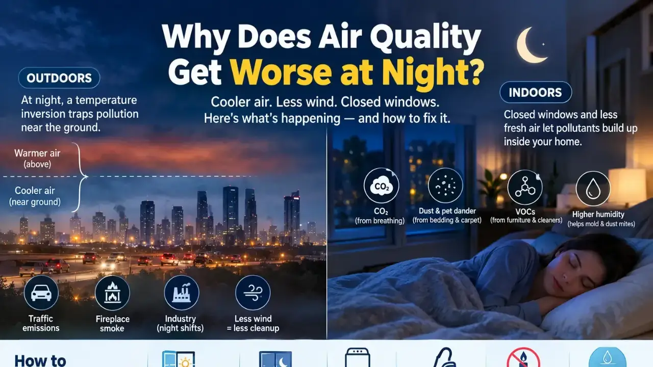 Why Does Air Quality Get Worse at Night
