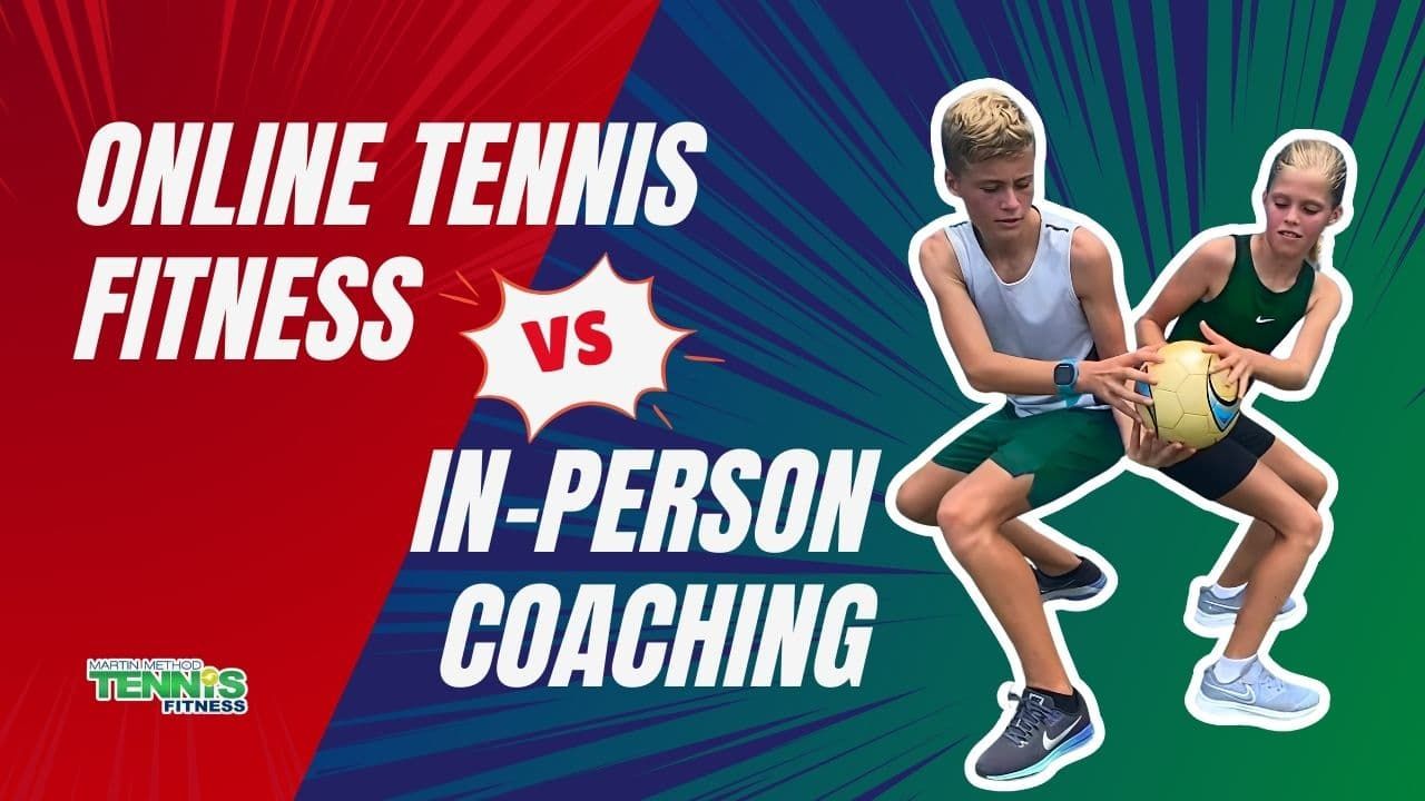 Online Tennis Fitness vs In-Person Coaching