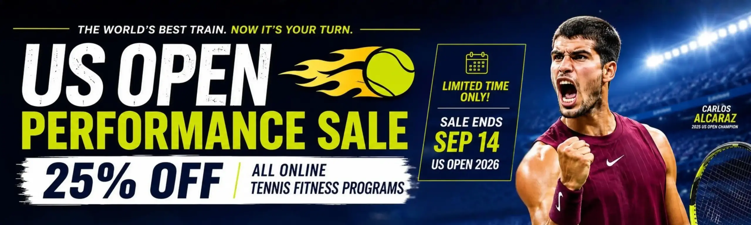 Online Tennis Fitness Programs US OPEN Sale