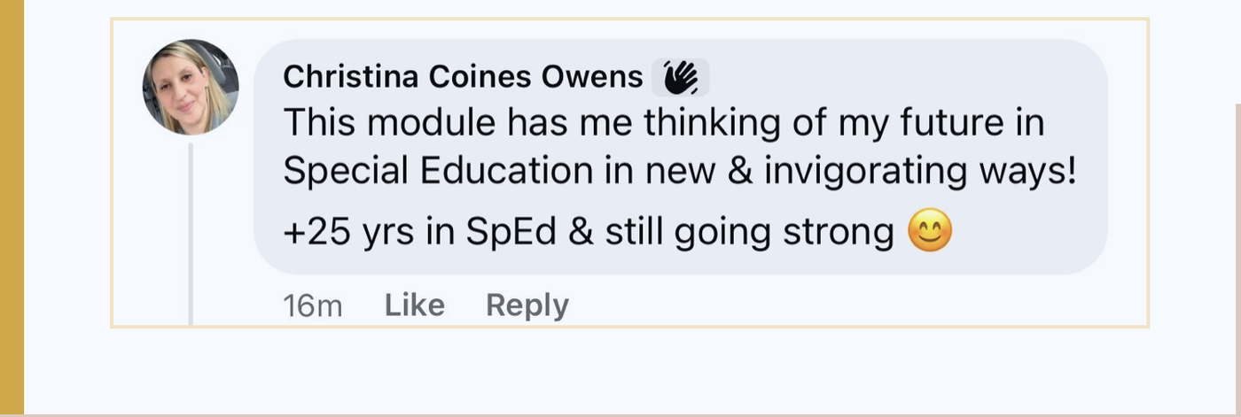 Christina Coines Owens: thinking of my future in special education in new and invigorating ways