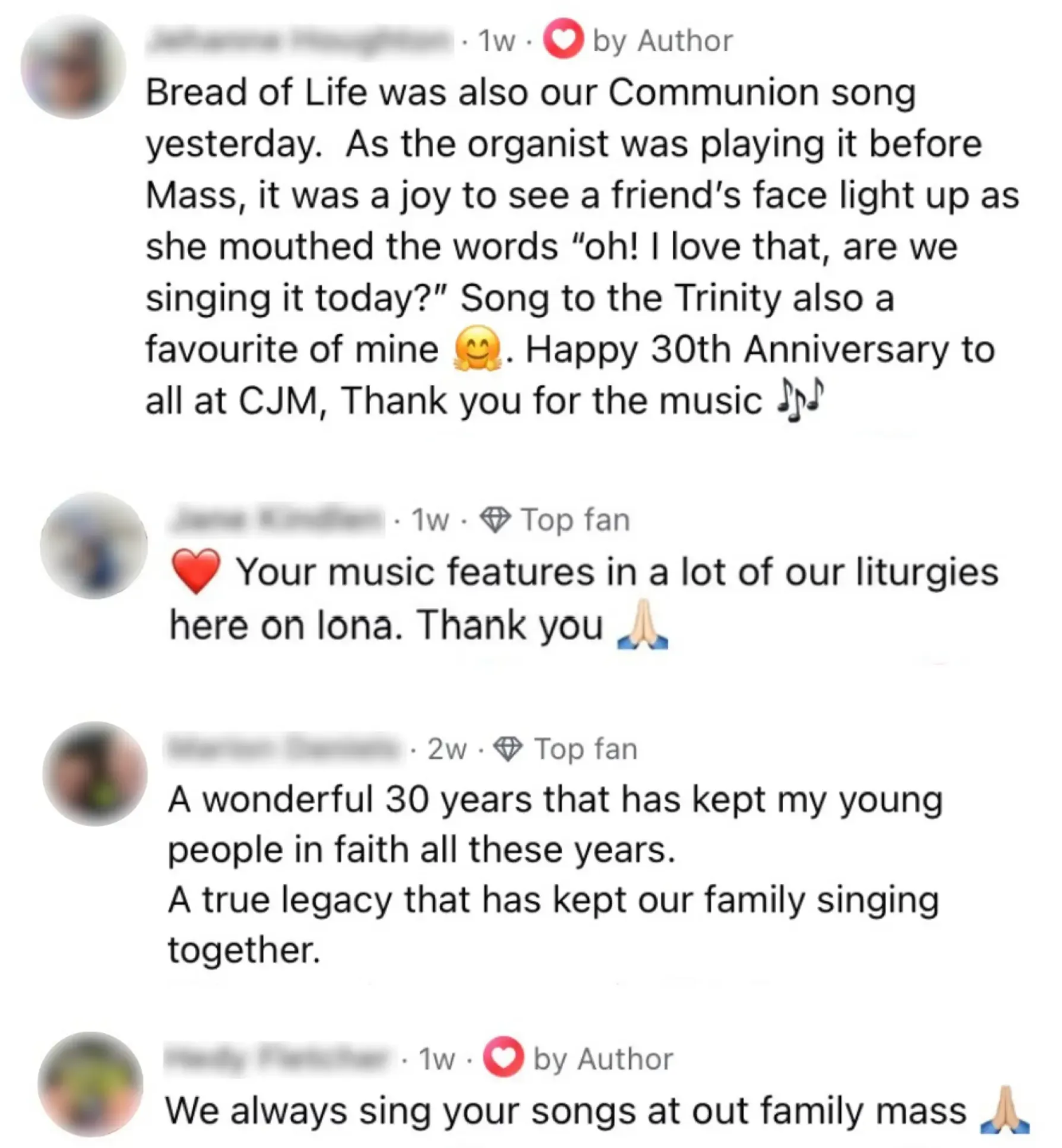 Facebook feedback