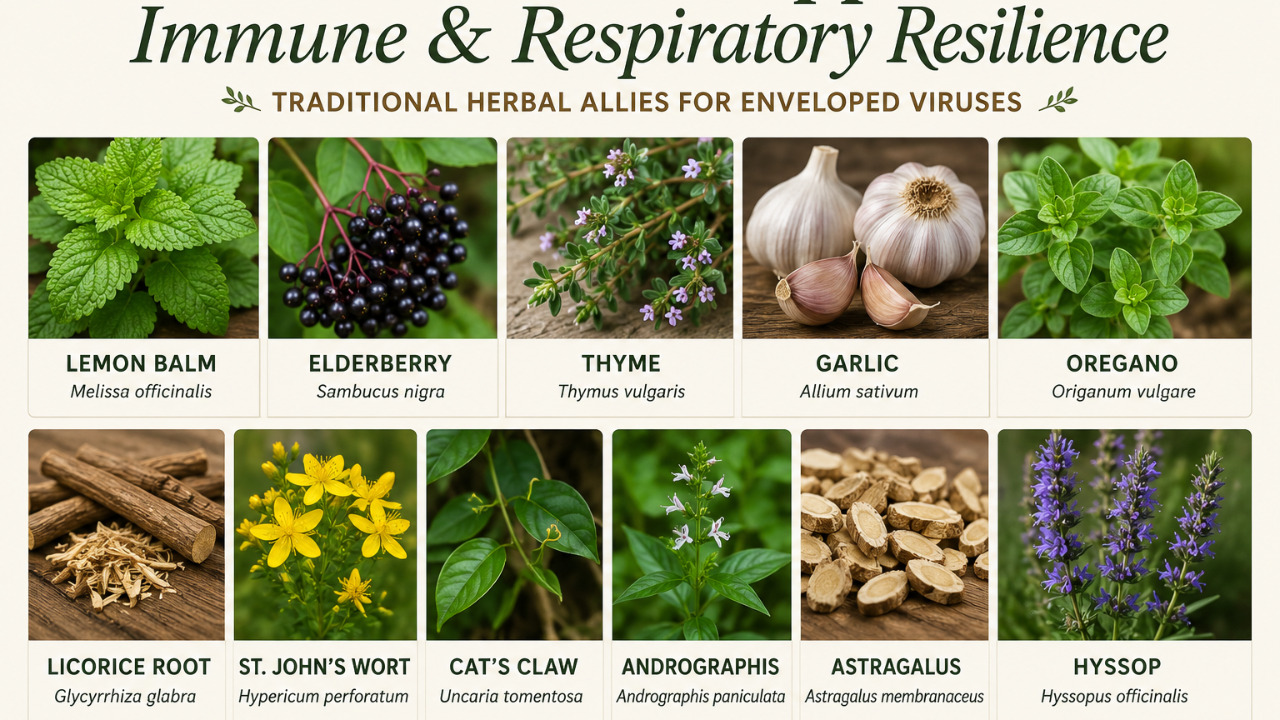 herbs virus immune cold flu