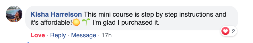 Everyday Herbalism testimonial block