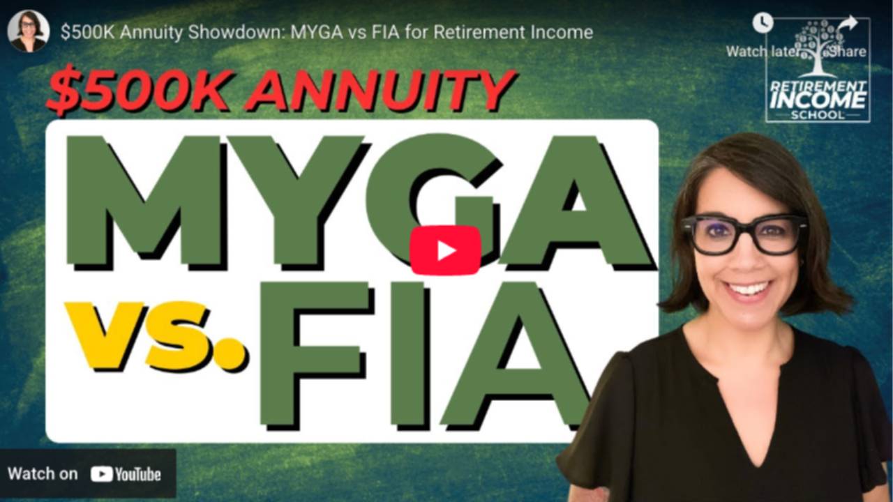 $500k Annuity Showdown: MYGA vs FIA for Retirement Income