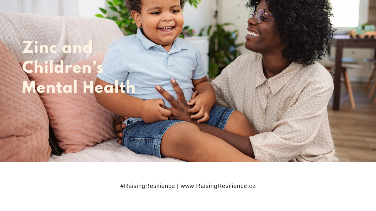 Child looking calm and regulated - zinc and children's mental health