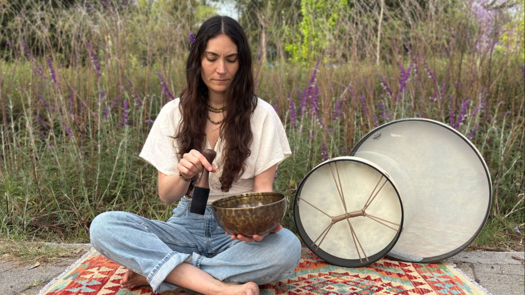 Sound healing in New Mexico