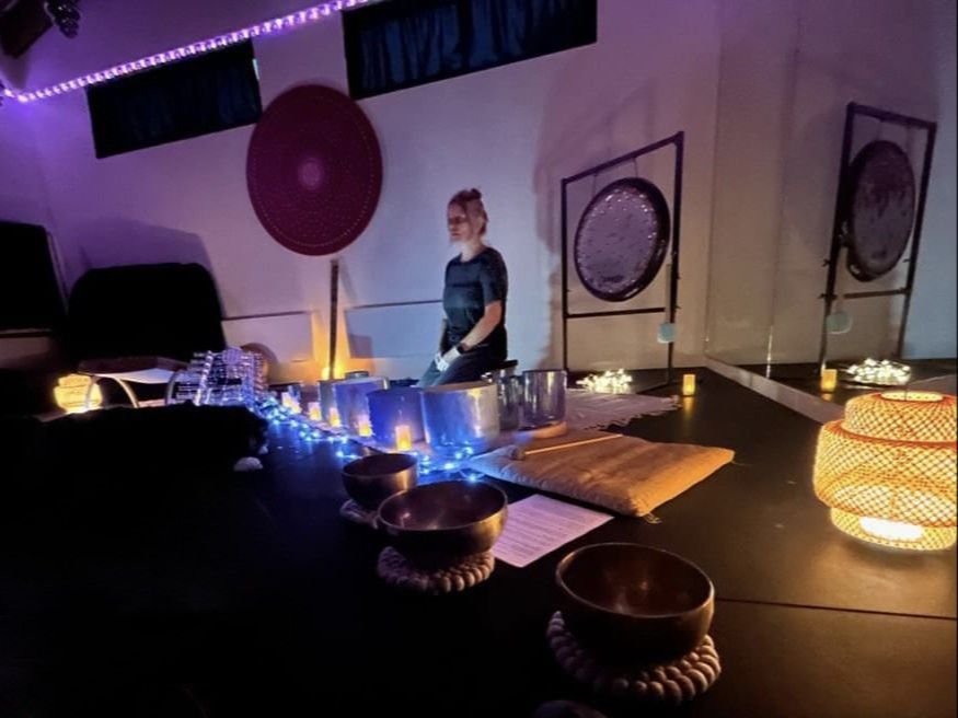 Sound healing in Blackwood, Victoria, Australia