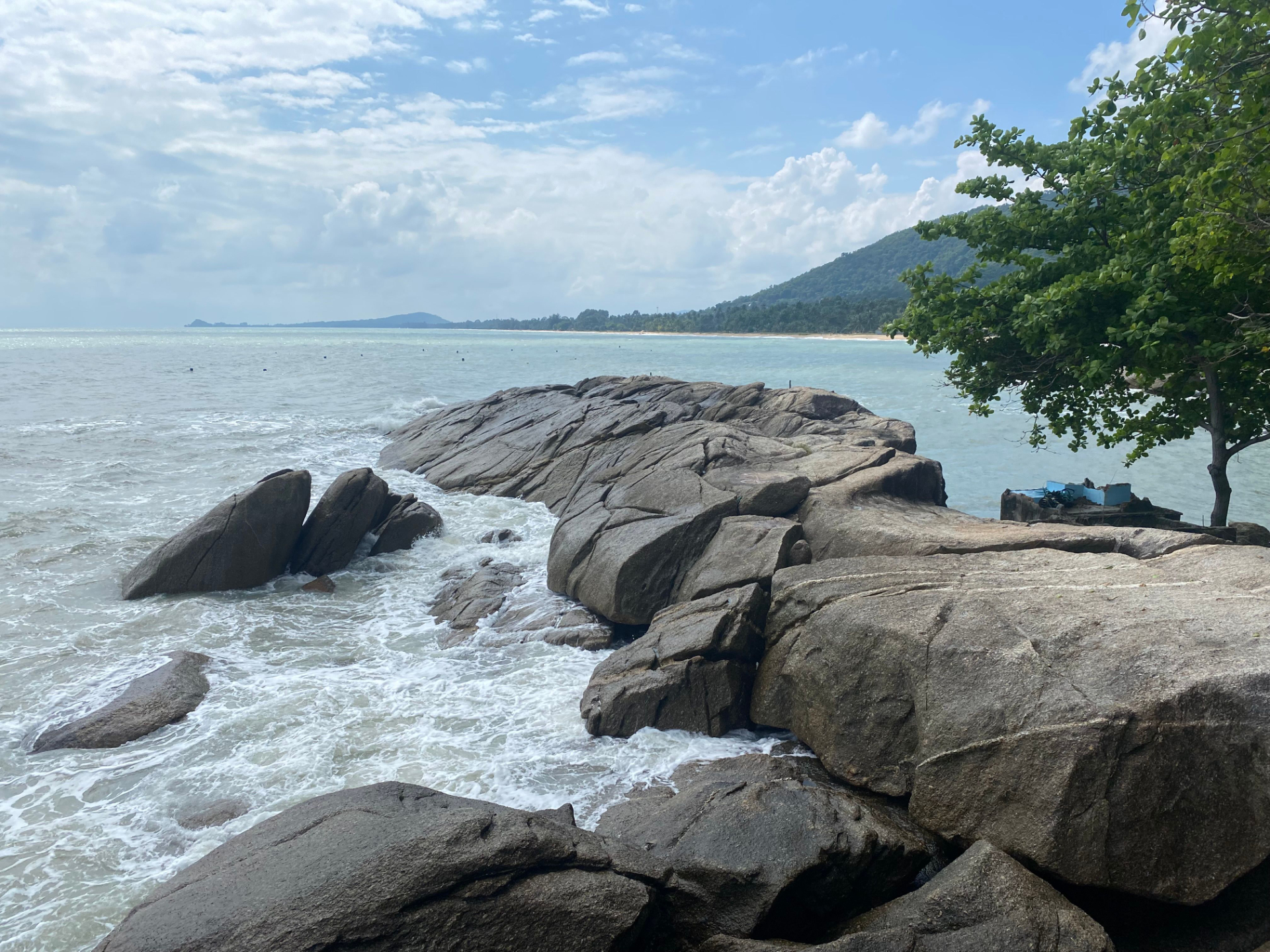 Rocky point on Khanom beach