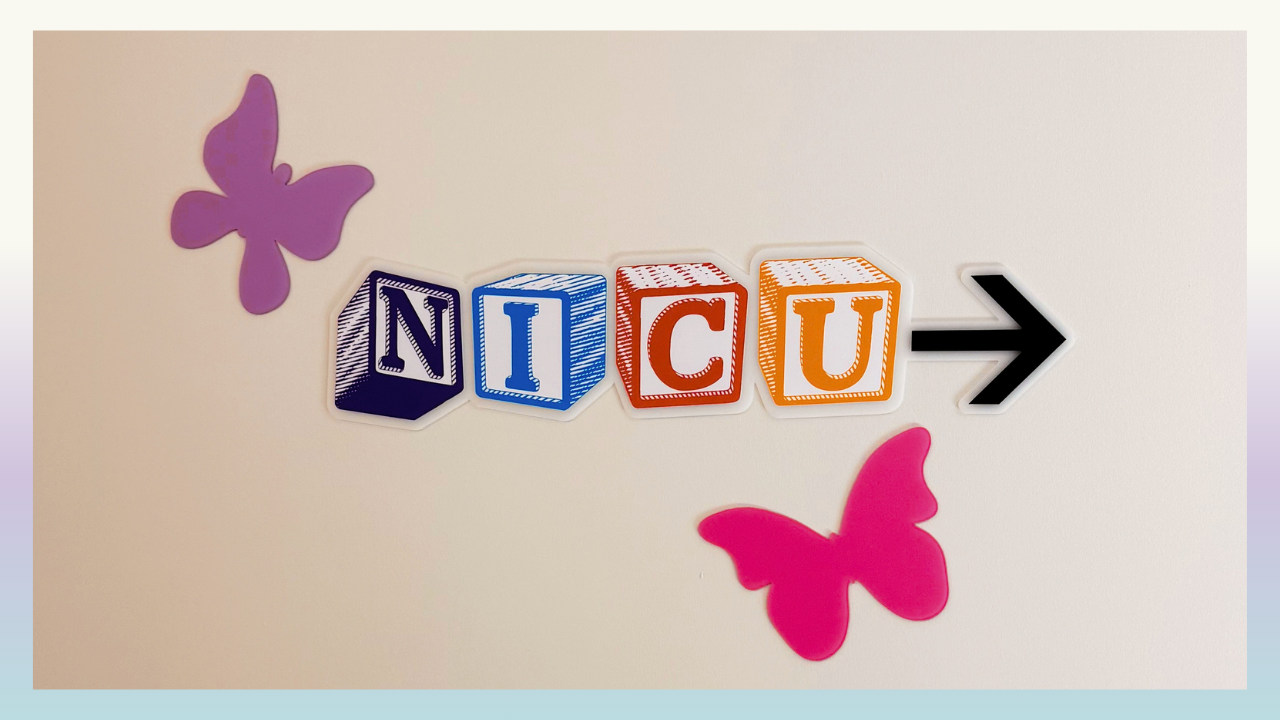 Image of Sign of the NICU Banner Health in Arizona