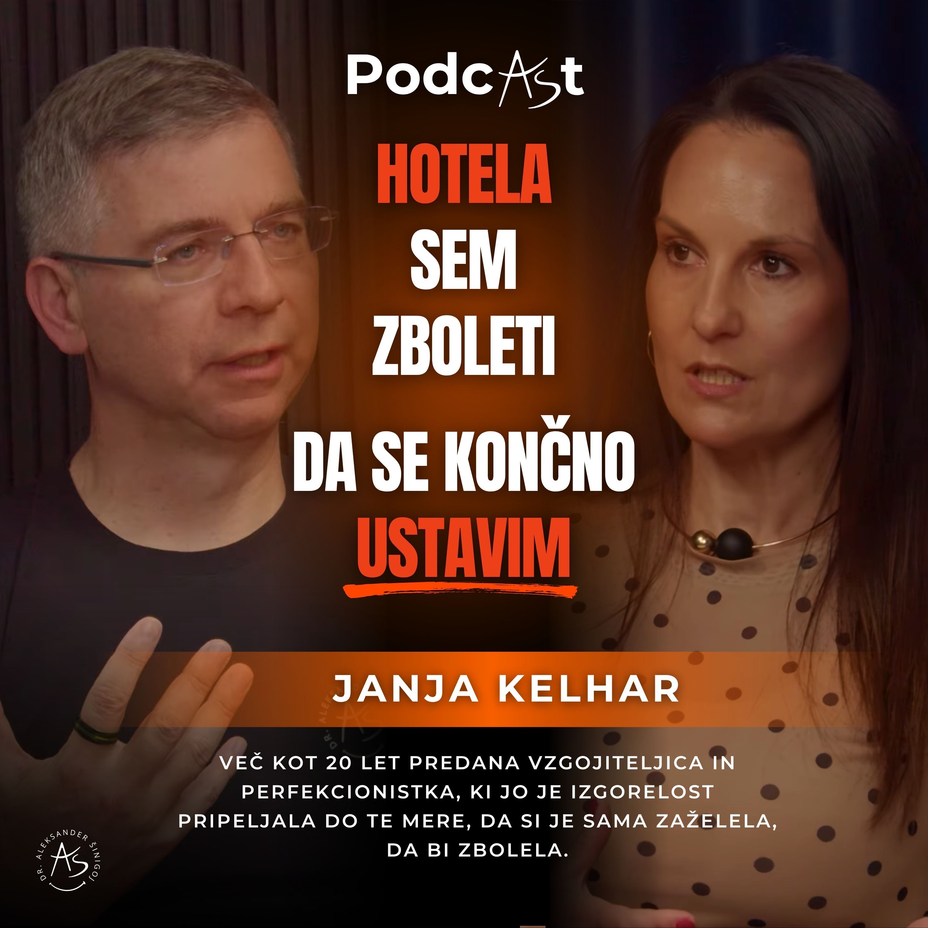 Želela sem si zboleti, da se ustavim (Janja Kelhar) | PodcAŠt #50 episode artwork