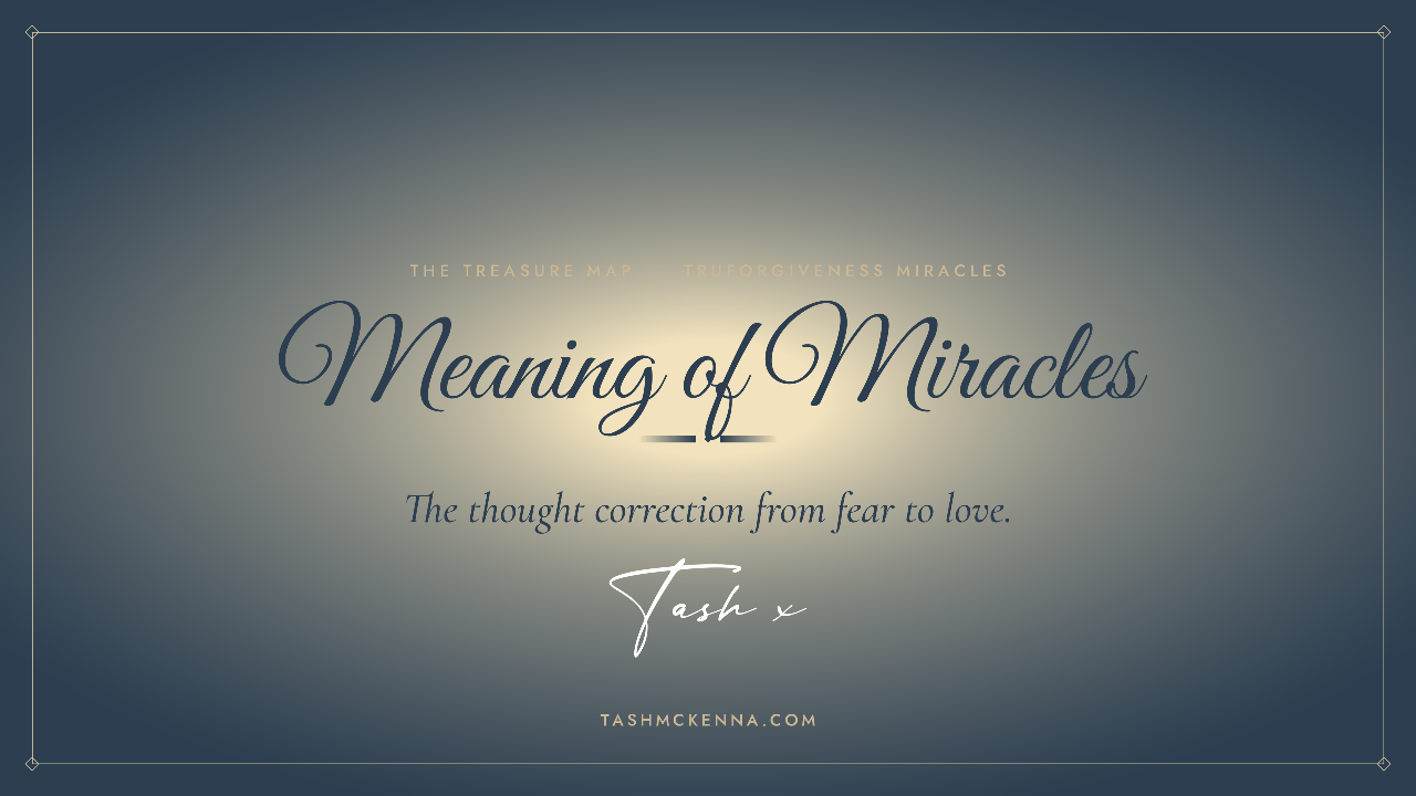 Meaning of Miracles