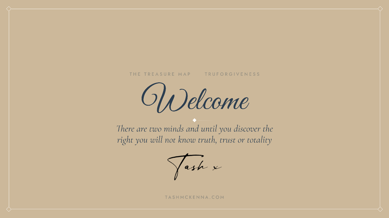 Welcome to The Truforgiveness Treasure Map®