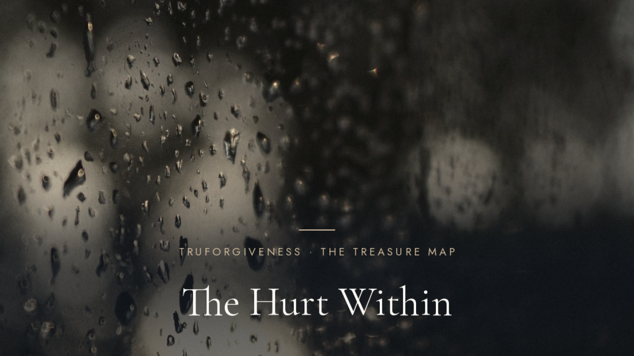 You can only be hurt where it is you are in need of healing