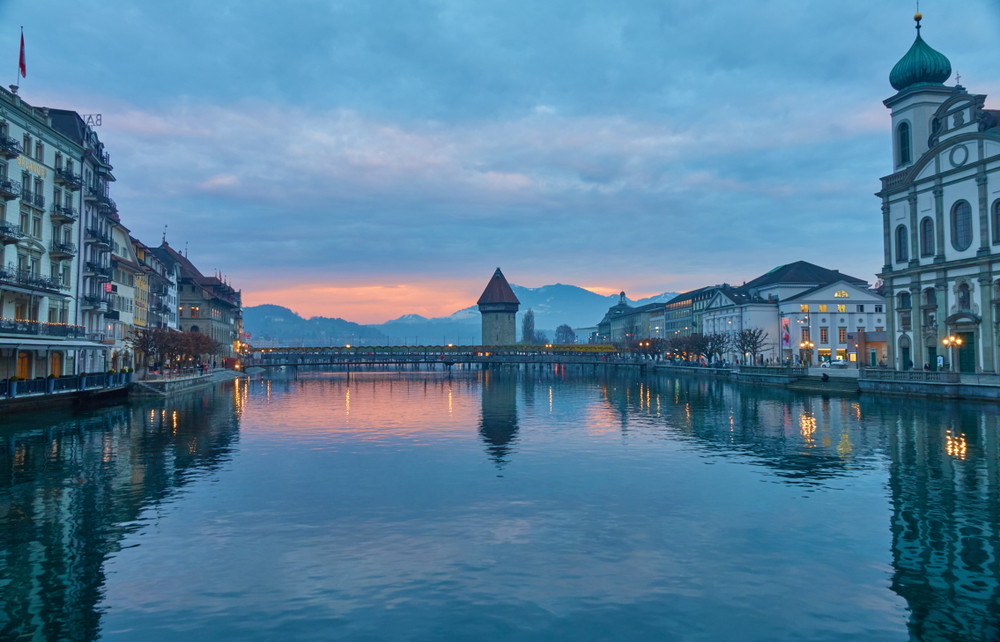 Day 1 Sunrise — Lucerne