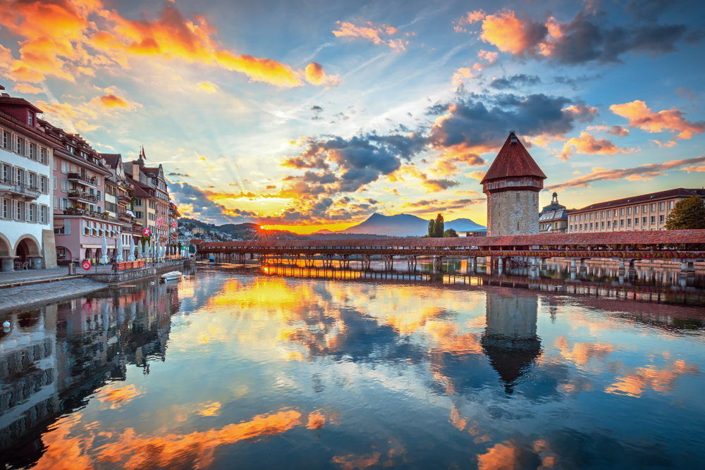 Day 1 Sunset — Lucerne