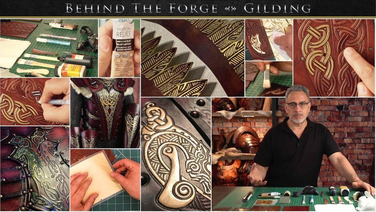 A Masterclass in Leather Gilding