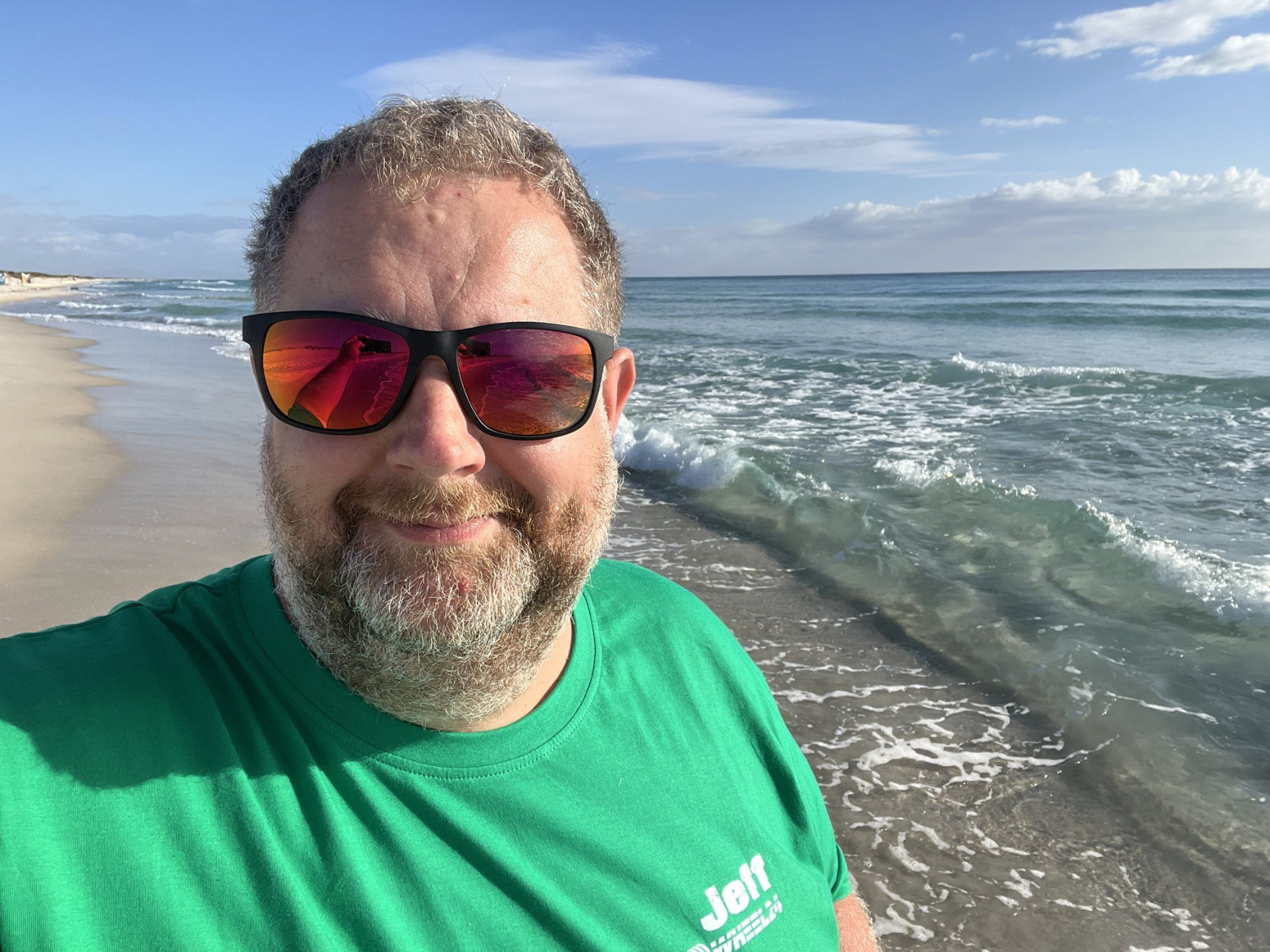 Jeffrey at the beach