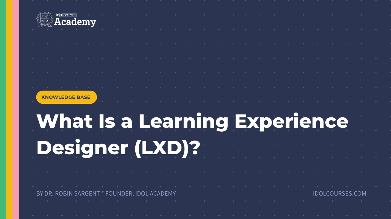 Learning experience designer 